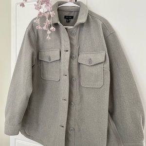 New Look grey shacket